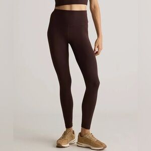 NWOT Quince high rise leggings in espresso